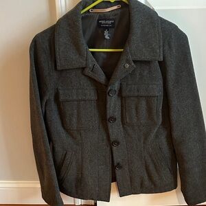 American Eagle Outfitters Dark Gray Field Jacket